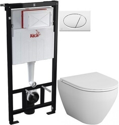 Комплект подвесной унитаз Am.Pm Spirit 2.0 C701700WH + C707857WH + система инсталляции AlcaPlast AM101/11203:1RUSSETM70 Am.Pm.
