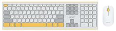 Клавиатура + мышь Acer OCC200 белый/желтый (ZL.ACCEE.002)