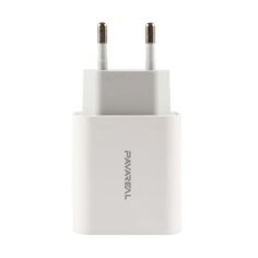 Сетевое зарядное устройство PAVAREAL WC92 2 USB 2.4А + кабель DC181C MicroUSB, белый
