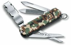 Нож Victorinox Classic Nail Clip 580, 65 мм, 8 функций, камуфляж 0.6463.94