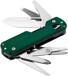 Мультитул Leatherman Free T4, 12 функций, зеленый 832875