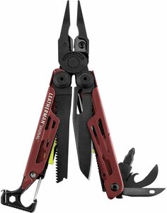 Мультитул Leatherman Signal, 19 функций, бордовый, нейлоновый чехол 832745