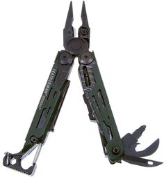 Мультитул Leatherman Signal, 19 функций, зеленый, нейлоновый чехол 832692