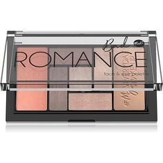 Палетка для макияжа лица и глаз BELL BAD ROMANCE FACE &amp; EYE PALETTE тон 01 хайлайтер, румяна, скульптор и тени для век