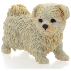 Фигурка Top Art Studio мальтийская болонка 6 см Топ арт студио