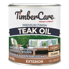 Масла древозащитные масло для дерева TimberCare Teak Oil тиковое 0,75л бесцветное, арт.35043