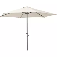 Зонт садовый Naterial Polar Steel 2.6 м бежевый Без бренда