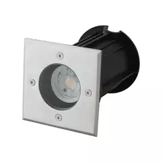 Светильник грунтовой квадратный IP67 цвет хром Apeyron