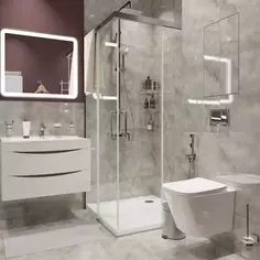 Плитка настенная Керамин Талисман 60x30 см 1.98 м² глянцевая цвет серый