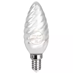 Лампа накаливания Belsvet свеча витая матовая E14 60 Вт свет тёплый белый Bellight