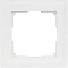 Рамка для розеток и выключателей Werkel Fiore 1 пост, цвет белый