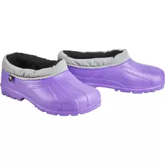 Галоши утепленные женские размер 37 фиолетовый Без бренда