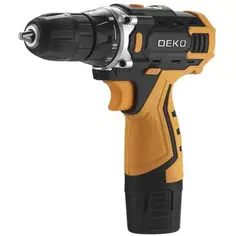 Дрель-шуруповерт аккумуляторная Deko Banger 12V SET 3, 12 В Li-ion 2x1.5 Ач ДЕКО