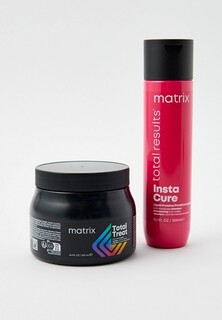 Набор для ухода за волосами Matrix Набор для восстановления поврежденных волос Instacure, Total Treat со скидкой 50% на шампунь