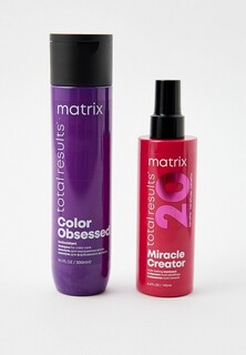 Набор для ухода за волосами Matrix Набор для защиты цвета Color Obsessed, Miracle Creator со скидкой 50% на шампунь