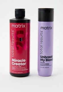 Набор для ухода за волосами Matrix Набор для укрепления блонда Unbreak My Blonde, Miracle Creator  со скидкой 50% на шампунь