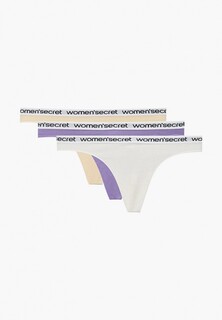 Трусы 3 шт. womensecret Women'secret THONG