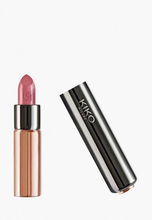 Помада Kiko Milano GOSSAMER EMOTION CREAMY LIPSTICK, кремовая с блестящим эффектом, тон 107 moccacino, 3.5 г