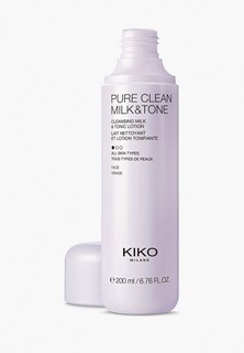 Молочко для снятия макияжа Kiko Milano Pure clean milk & tone, 200 мл