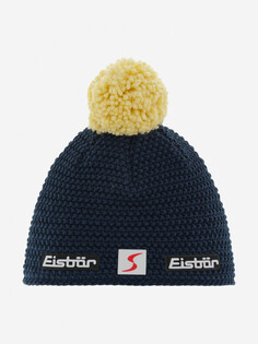 Шапка взрослая Eisbaer Jamie Pompon MÜ SP, Синий