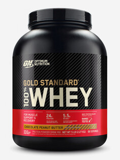Протеин Gold Standard 100% Whey (2270 г) - Шоколадно - арахисовое масло, Черный Optimum Nutrition