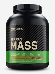 Гейнер Serious Mass (2720 г) - Шоколад-арахисовое масло, Черный Optimum Nutrition