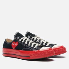 Кеды Converse x Comme des Garcons Play Chuck 70 Low, цвет чёрный