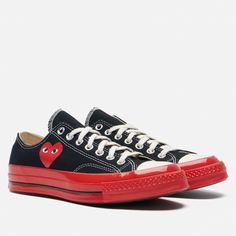 Кеды Converse x Comme des Garcons Play Chuck 70 Low, цвет чёрный, размер 41 EU