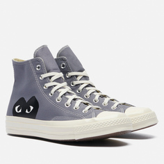 Кеды Converse x Comme des Garcons Play Chuck 70 Hi, цвет серый, размер 44 EU