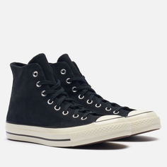Кеды Converse Chuck Taylor All Star 70 Suede High, цвет чёрный