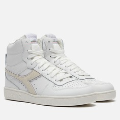 Женские кроссовки Diadora Magic Basket Mid Leather, цвет белый