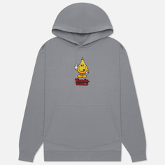 Мужская толстовка RIPNDIP x World Industries F U Flameboy Hoodie, цвет серый, размер XL