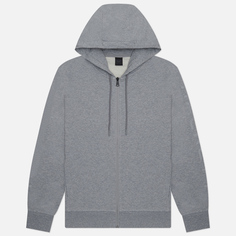 Мужская толстовка Hackett Essential Hoodie Full Zip, цвет серый, размер L