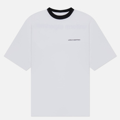 Мужская футболка uniform experiment Trim Color Baggy, цвет белый, размер S
