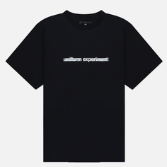 Мужская футболка uniform experiment Authentic Motion Logo, цвет чёрный, размер L