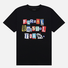 Мужская футболка F.C. Real Bristol Supporter Collage, цвет чёрный, размер L