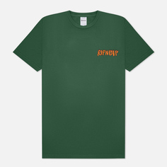 Мужская футболка RIPNDIP Burn, цвет зелёный, размер S
