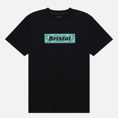 Мужская футболка F.C. Real Bristol Box Logo, цвет чёрный, размер XL