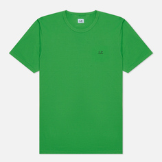 Мужская футболка C.P. Company 30/1 Jersey Goggle Print Logo, цвет зелёный, размер XXL