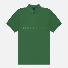 Мужское поло Hackett Essential, цвет зелёный, размер M