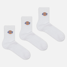 Комплект носков Dickies 3-Pack Mid Valley Grove, цвет белый