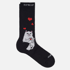 Носки RIPNDIP Nermal Loves, цвет чёрный, размер 40-46 EU