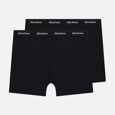 Комплект мужских трусов Dickies 2-Pack Logo, цвет чёрный