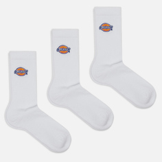 Комплект носков Dickies 3-Pack Valley Grove, цвет белый
