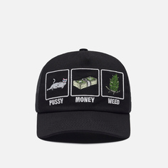 Кепка RIPNDIP Pussy Money Weed Trucker, цвет чёрный