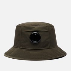 Панама C.P. Company Chrome-R Lens Panelled, цвет оливковый