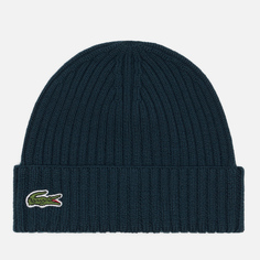 Шапка Lacoste Ribbed Wool, цвет зелёный