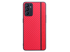 Чехол G-Case для Oppo Reno 6 4G Carbon Red GG-1556-02