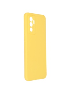 Чехол DF для Vivo V23e Silicone Yellow vCase-08