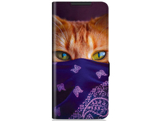 Чехол DF для Realme C55 Flip Print Art003 Black rmFlip-39